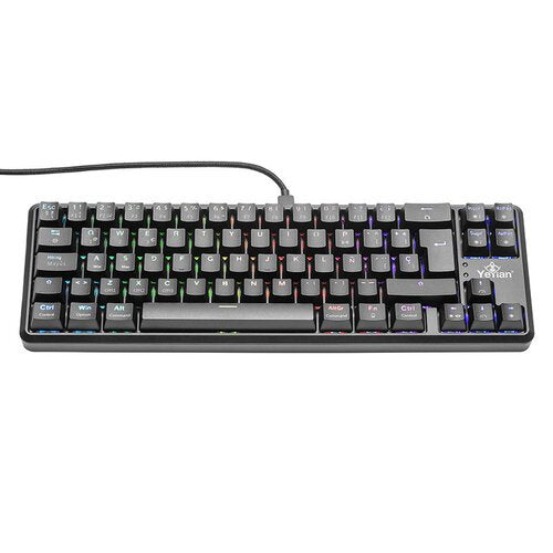 Teclado Gamer YEYIAN YTM-28210B AKIL S3500 MECANIC Switch Azul RGB/BT - Teclado Gamer YEYIAN YTM-28210B AKIL S3500 MECANIC Switch Azul RGB/BT -